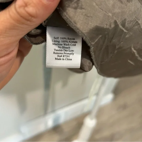 Johnny Was JWLA Boho Maxi Dress Small Rayon Yellow Blue Floral Embroidered - Picture 7 of 8